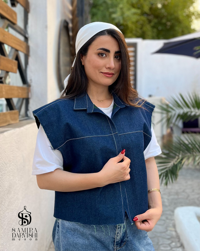 استایل جذاب زنانه با وست جین خاص و شیک از مزون سمیرا درویشی اهواز