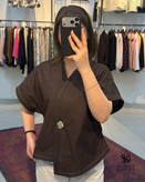 وست تک دکمه زنانه مناسب استایل نیمه رسمی